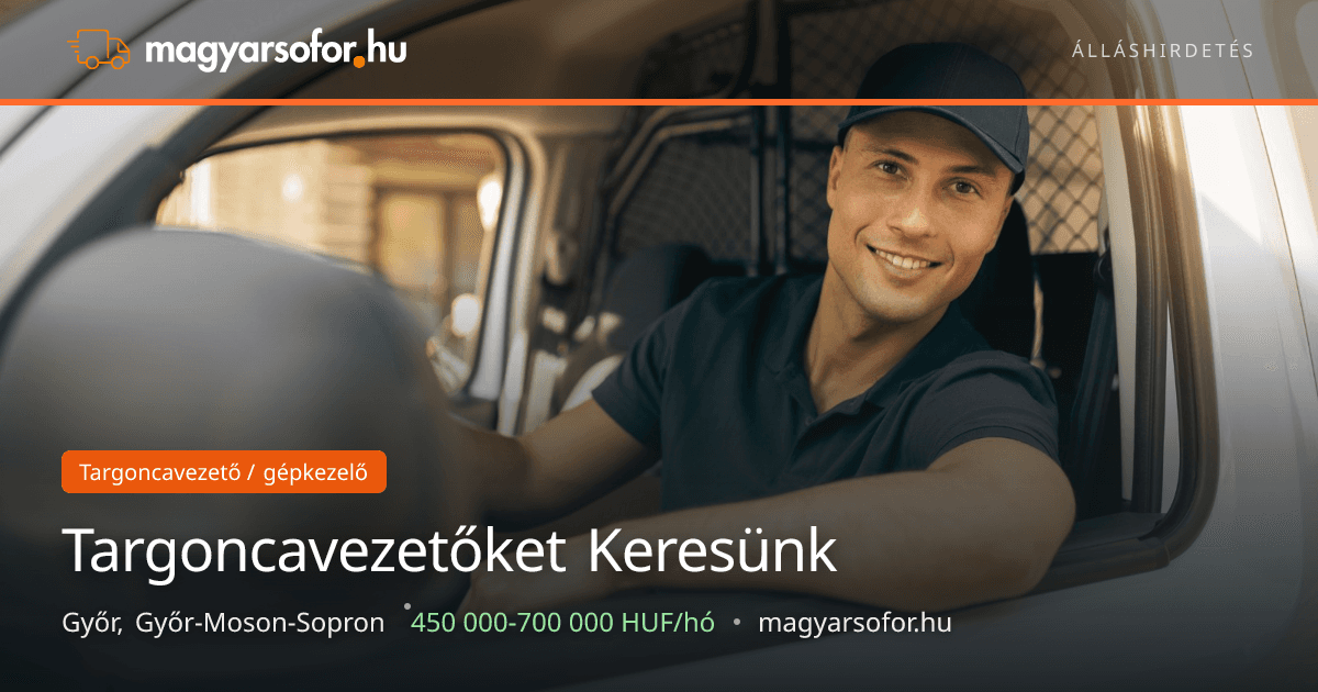 Targoncavezetőket Keresünk 